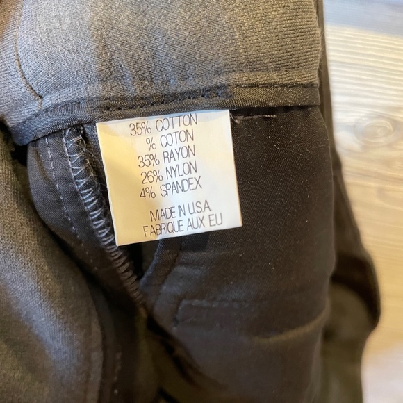 THEORY Gray Trouser Pants Cropped Size 4 - Picture 8 of 9